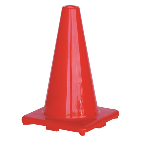 Witches Hat 450mm Orange - PVC