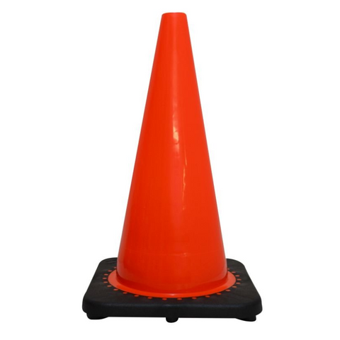 Witches Hat 450mm Orange - Black Base