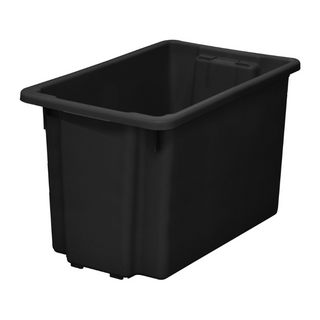 Fish Tub 645x413x397mm 68L Black