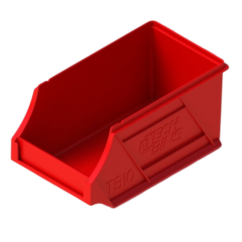 TB10 Parts Tub 85x178x100mm Red