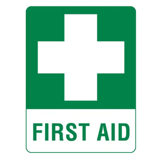 First Aid Metal 300x225mm First Aid