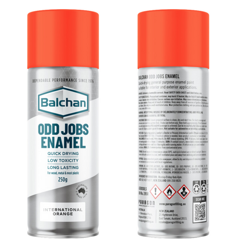 Paint Aerosol  Int Orange 250G- Odd Jobs