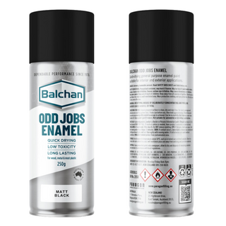 Paint Aerosol Matt Black 250G - Odd Jobs