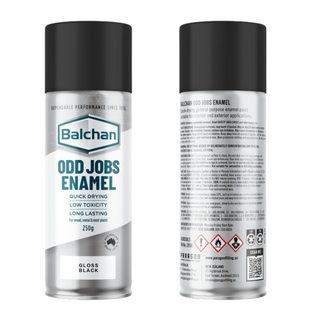 Paint Aerosol Gloss Black 250G -Odd Jobs