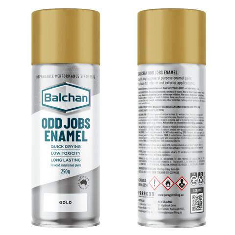 Paint Aerosol Gold 250G -Odd Jobs