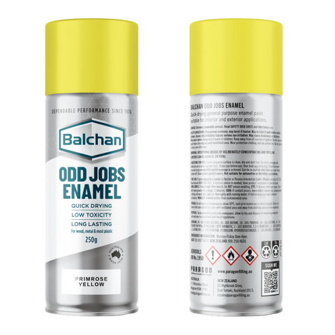 Paint Aerosol Prim Yellow 250G -Odd Jobs