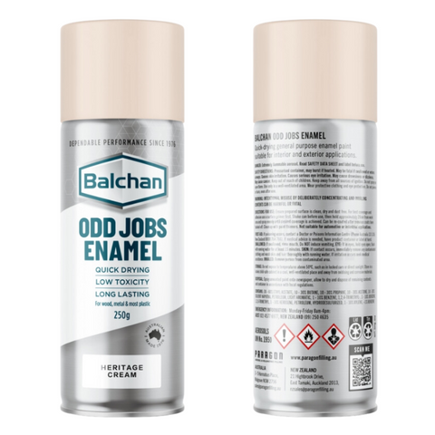 Paint Aerosol Heri. Cream 250G-Odd Jobs