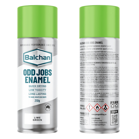 Paint Aerosol Lime Green 250G-Odd Jobs