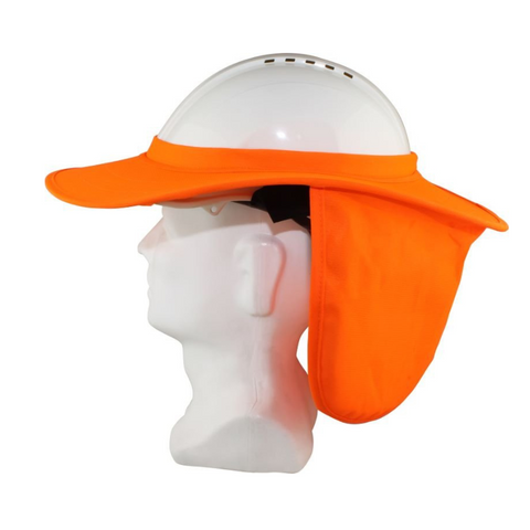 Hard Hat Brim Incl Neck Flap Orange