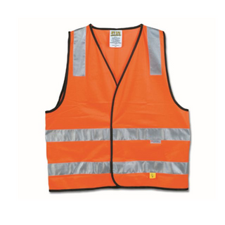 Safety Vest Hi-Vis Class D Yellow - 4XL