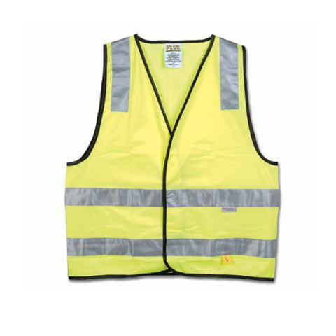 Safety Vest Hi-Vis Class D/N Yellow 4XL