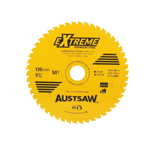 Saw Blade S/S 135 x 20mm 50T