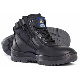 Mongrel Steel Cap Boot Z/Side Black 13