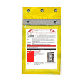 Document/Permit Holder- Yellow 270x460mm