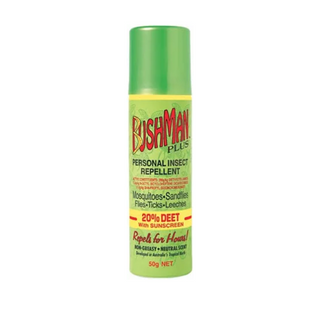 Bushman Plus w/Sunscreen 50G 20% Deet