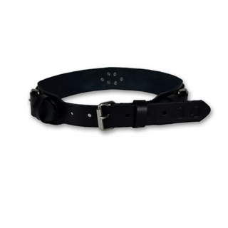 Leather Belt - Chrome 50mm Waist 40"