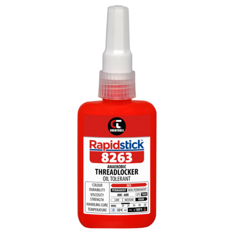 Threadlocker 8263 Oil Tolerant -Red 50ml