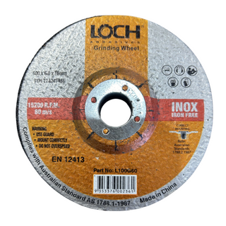 Loch Grinding Wheel 100 x 6.0 x 16mm