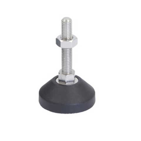 Leveling Foot Fixed M10 x 50mm Zinc