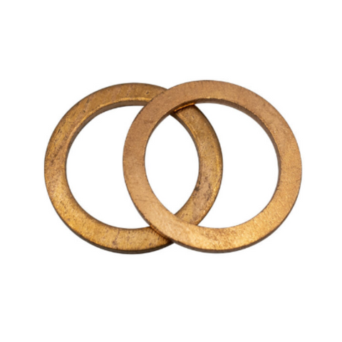 Washers Flat Copper M18x28x1.5mm Pk50