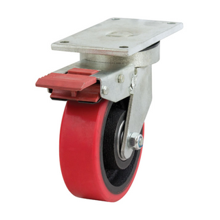 Castor 150mm Swivel/Brke Poly S6338SLB