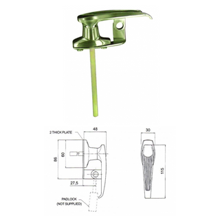 L Handle Pad Locking