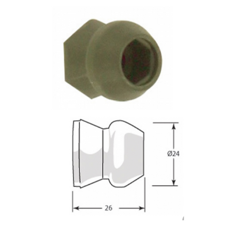 Door Retainr Rubber Male 40mm 1097.21