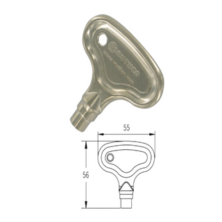 E3 Vise Action Latch Key 7mm E3.3.1