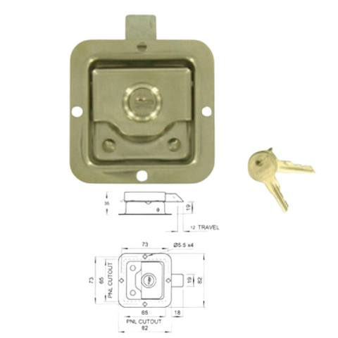 Recessed Lever Lock S/S