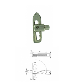 Anti Luce Lock Weld On 12mm S/S