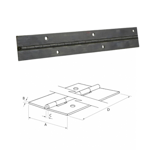 Piano Hinge 1800mmx32x1.2mm S/S 304