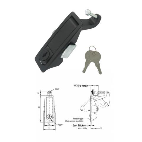 Compression Lever Latch C2 BPC Lock Trig