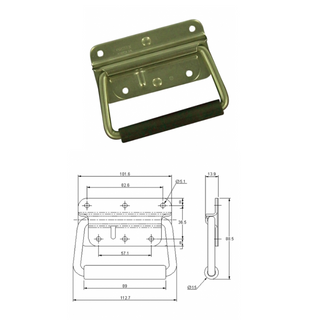 Protex Chest Handle Rubber Lined Z 100mm