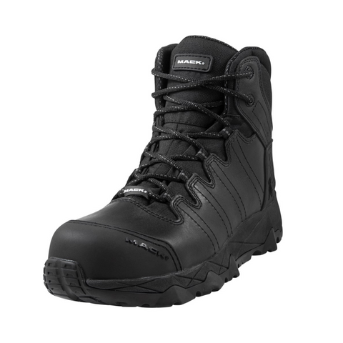 Safety Boot Zip Side Black Mack Size 9.5