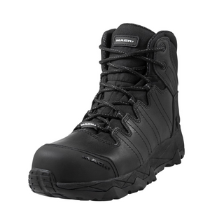 Safety Boot Zip Side Black Mack Size 9.5