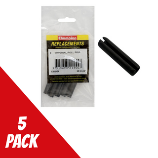 Champion Roll Pins 3/8 x 2-1/2 Pk5 BLK