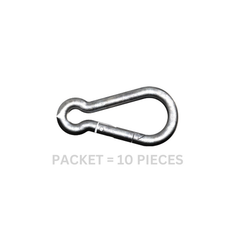 Snap Hook Gal 8 x 80mm Pkt 10