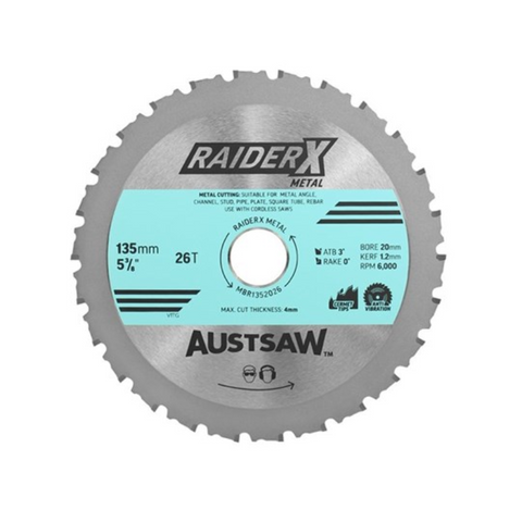 Austaw Metal Blade 135mm x 20 x 26T