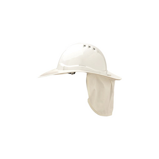 Plastic Brim White t/s Hard hat V6