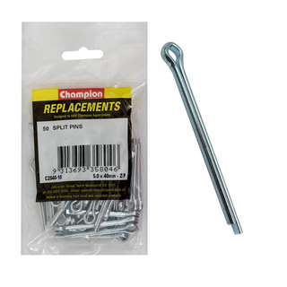 Split Pins 5.0 x 40mm-Zinc Pkt 50