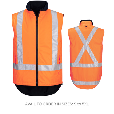 Vest MX214 HiVis Reversible X - Orange L