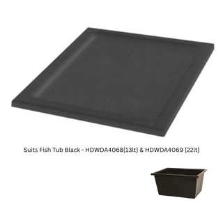 Fish Tub - Tuff Tote Lid t/s 13 & 22 Ltr