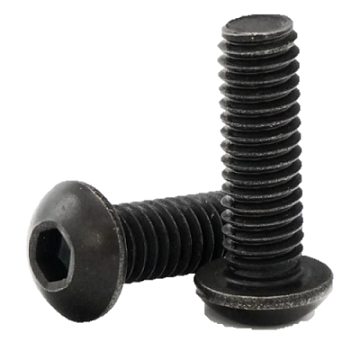 Btn Head Skt Screw 5/8 x 1-1/4 Unc Black