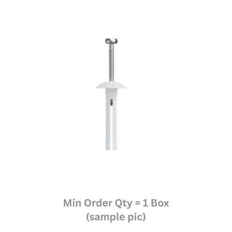 Nail In Anch Nyln Mhm Z/P 6.5mmx38mm