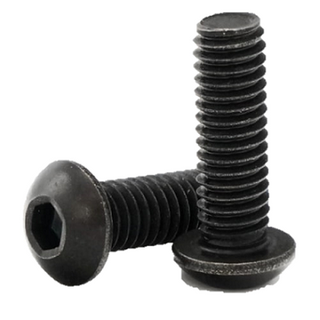 Btn Head Skt Screw M12 x 25mm Black