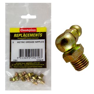 Grease Nipples M8 x 1.0mm 90 Degree Pk5