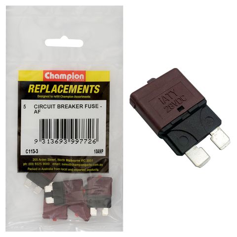 Champion Circuit Breaker Fuse 10AMP Pk5