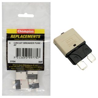 Champion Circuit Breaker Fuse 25AMP Pk5