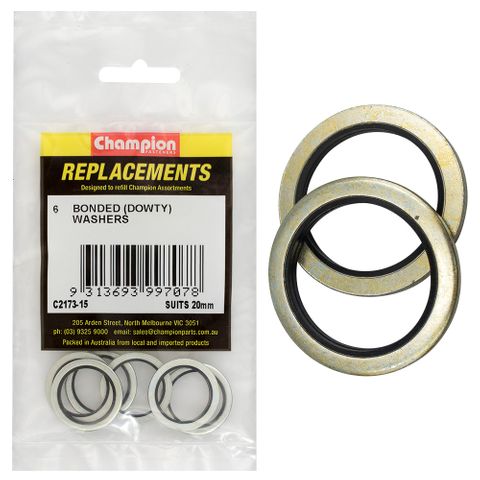 Champion Kit Dowty Washers 20mm Pk6