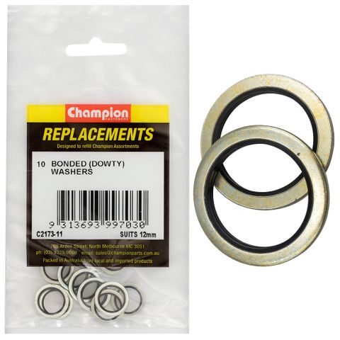 Champion Kit Dowty Washers 12mm Pk10